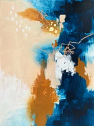 Dynamisches Blau Gold