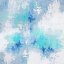 Fließende Aqua-Blautöne