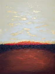 Goldener Wüstenhorizont