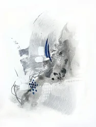 Monochrome Blaue Eindrücke