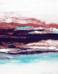 Lebhafte Abstrakte Landschaft
