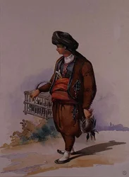 Ein Entenverkäufer, ca. 1855