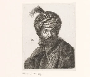 Büste eines Mannes mit Turban