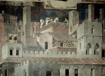 Auswirkungen guter Regierung in der Stadt (Detail)