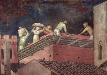 Auswirkungen guter Regierung in der Stadt, (Detail)