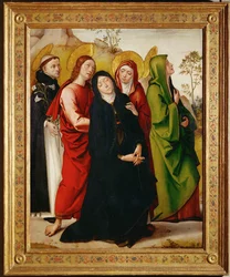 Heilige Maria unter dem Kreuz