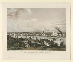 Ansicht des Hafens von Baltimore