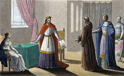 Ludwig VII. begann den 2. Kreuzzug auf Anraten von Bernhard von Clairvaux und trotz des Widerstands von Abt Suger, dem er die Verwaltung des Königreichs während seiner Abwesenheit und die von Königin Alienor von Aquitanien überließ