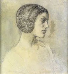 Anais, trägt ein Beguin, ca. 1822