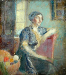 Mrs. Lousada, gemalt in ihrem Haus