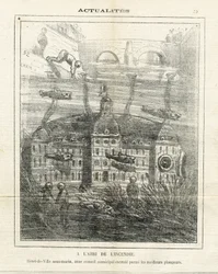 Illustration von Cham (1819-1879) in Le Charivari