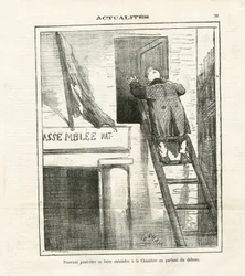 Illustration von Cham in Le Charivari