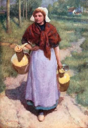 Ein flämisches Landmädchen