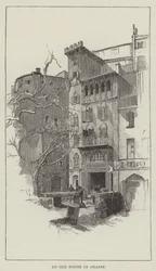 Ein altes Haus in Grasse