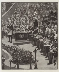Großes Freimaurertreffen in der Royal Albert Hall zu Ehren des Jubiläums der Königin