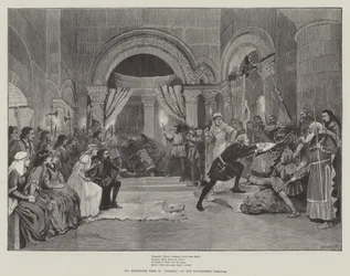 Mr. Beerbohm Tree in Hamlet, im Haymarket Theatre