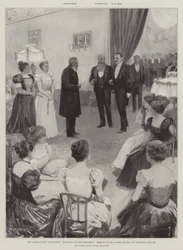 Die Bloemfontein-Konferenz, Empfang im Präsidium, Treffen von Sir Alfred Milner und Präsident Kruger