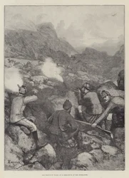 Der Prinz von Wales bei einer Hirschjagd in den Highlands