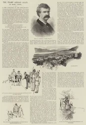 Der Landstreicher wieder unterwegs, von Mark Twain