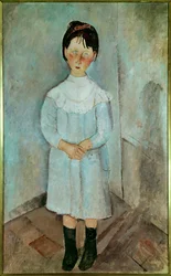 Kleines Mädchen in Blau