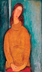 Porträt von Jeanne Hébuterne, 1919
