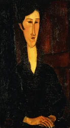 Porträt von Madam Zborowska; Ritratto di Mne Zborowska, 1917