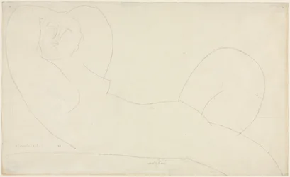 Liegender weiblicher Akt