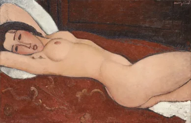 Liegender Akt, 1917