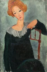 Rothaarige Frau