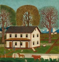 Bauernhaus im Mahantango-Tal