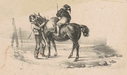 Jünglinge und ein Pferd