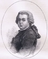 John Adams, Illustration aus Cassells Geschichte der Vereinigten Staaten, veröffentlicht von Cassell, Petter & Galpin, ca. 1900 (Litho)