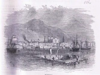 Montreal, Illustration aus Cassells Geschichte der Vereinigten Staaten, veröffentlicht von Cassell, Petter & Galpin, um 1900 (Lithographie)