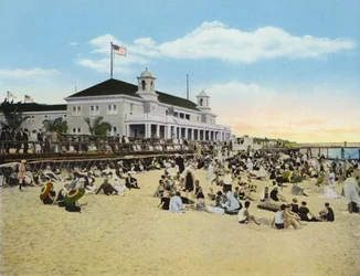 Badestrand und Casino, Palm Beach, Florida