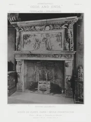 Kamin: Musée de Cluny, Paris, École Champenoise