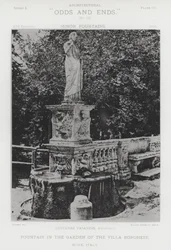 Brunnen im Garten der Villa Borghese, Rom, Italien