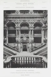 Große Treppe der Nouvel Opera, Paris, Frankreich
