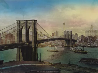 New York: Brooklyn Bridge und Lower New York