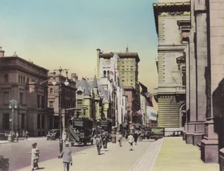 New York: Vanderbilt-Villen; St. Thomas Kirche; Fifth Avenue (Foto)