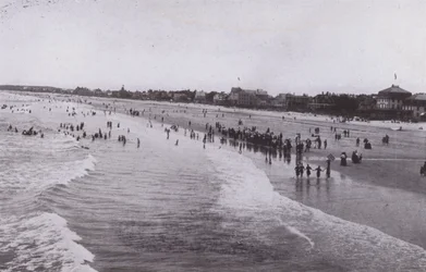 Old Orchard Beach, Maine: Old Orchard Beach (s/w Foto)