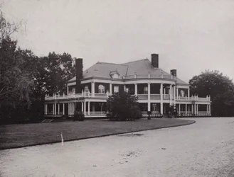 Providence, Rhode Island: Das Casino, Roger Williams Park (Schwarz-Weiß-Foto)