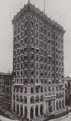Providence, Rhode Island: Das Union Trust Building (Schwarz-Weiß-Foto)