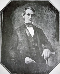 Abraham Lincoln (1809-65) als Kongressmitglied im Alter von 37 Jahren