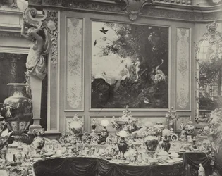 Alkovenwand der Porzellanveranda