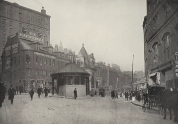 Boston: Scollay Square und Eingang zum East Boston Tunnel