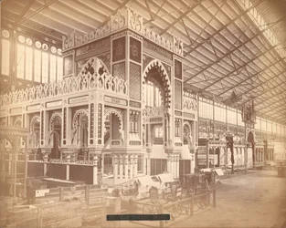 Brasilianische und niederländische Abteilung, Hauptgebäude, Centennial International Exhibition, Philadelphia