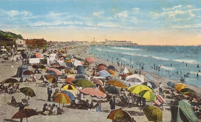 Kalifornien: Der "Movie Beach," Crystal Pier, Santa Monica