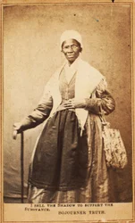 Carte de visite von Sojourner Truth, 1864