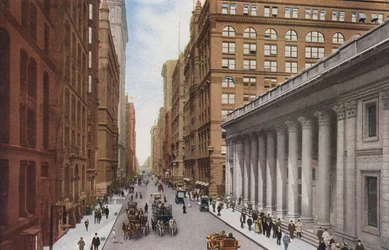 Chicago: La Salle Street, vom Handelsgebäude aus