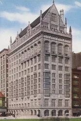 Chicago: University Club, Michigan Boulevard und Monroe Straße